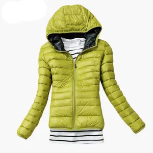 HD- Fashion Parkas Female Down Jacket Women Clothing Coat Color Overcoat Women Jacket Parka 538TN