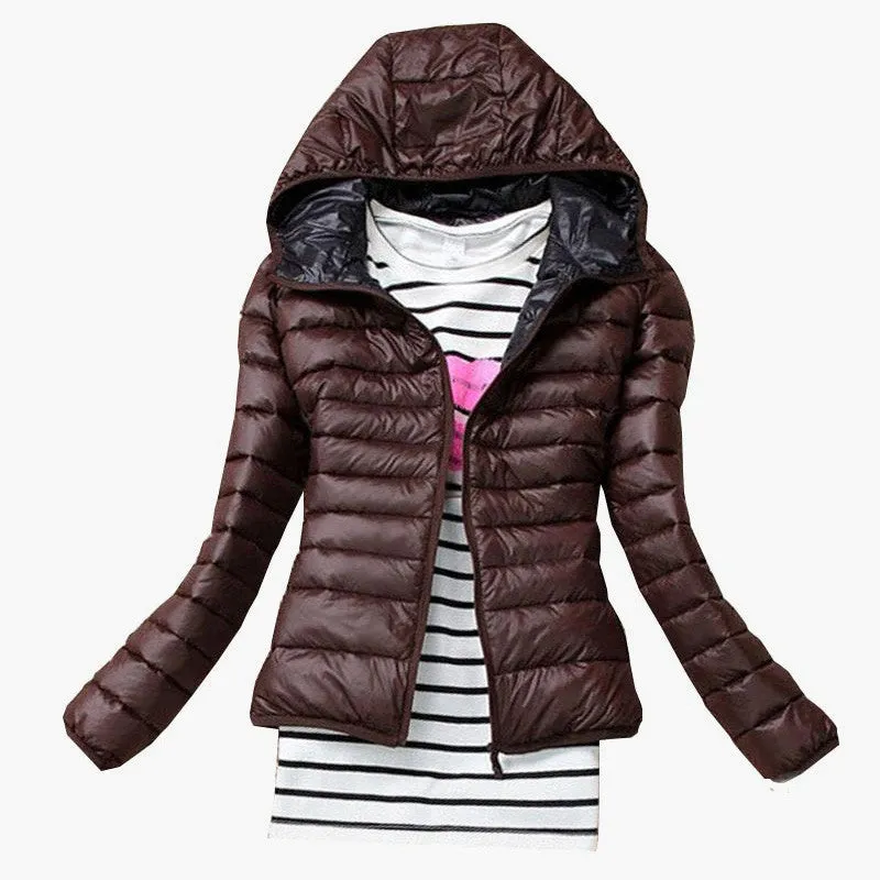 HD- Fashion Parkas Female Down Jacket Women Clothing Coat Color Overcoat Women Jacket Parka 538TN