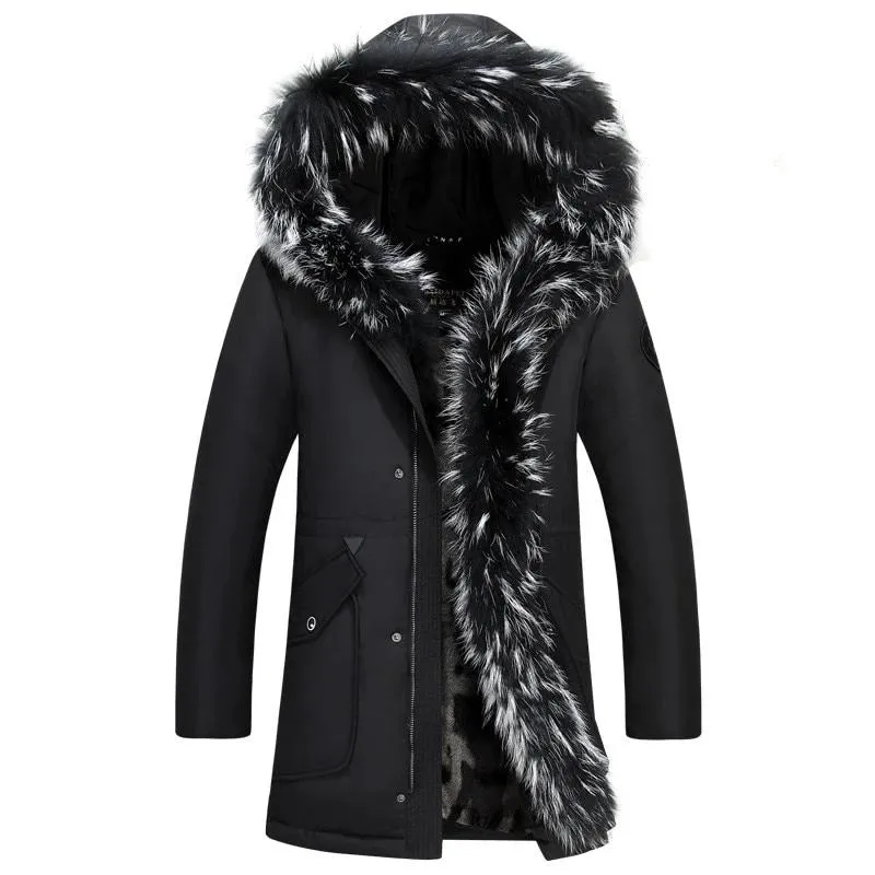 HOODED FUR PARKA