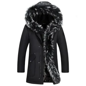 HOODED FUR PARKA
