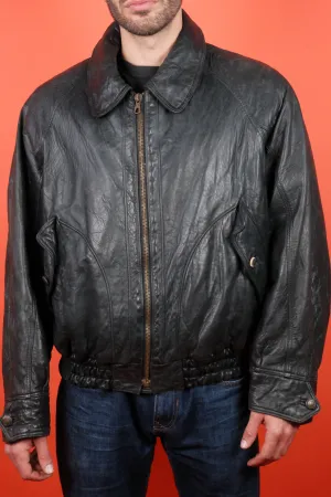 Hugo Boss Leather Jacket 'L/52'