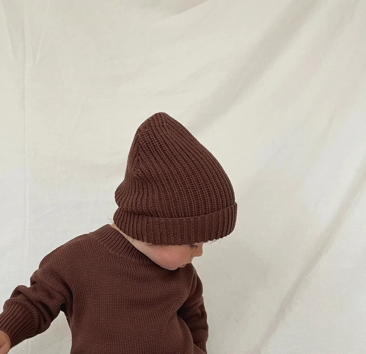 Hunter   Rose Cocoa Aspen Beanie