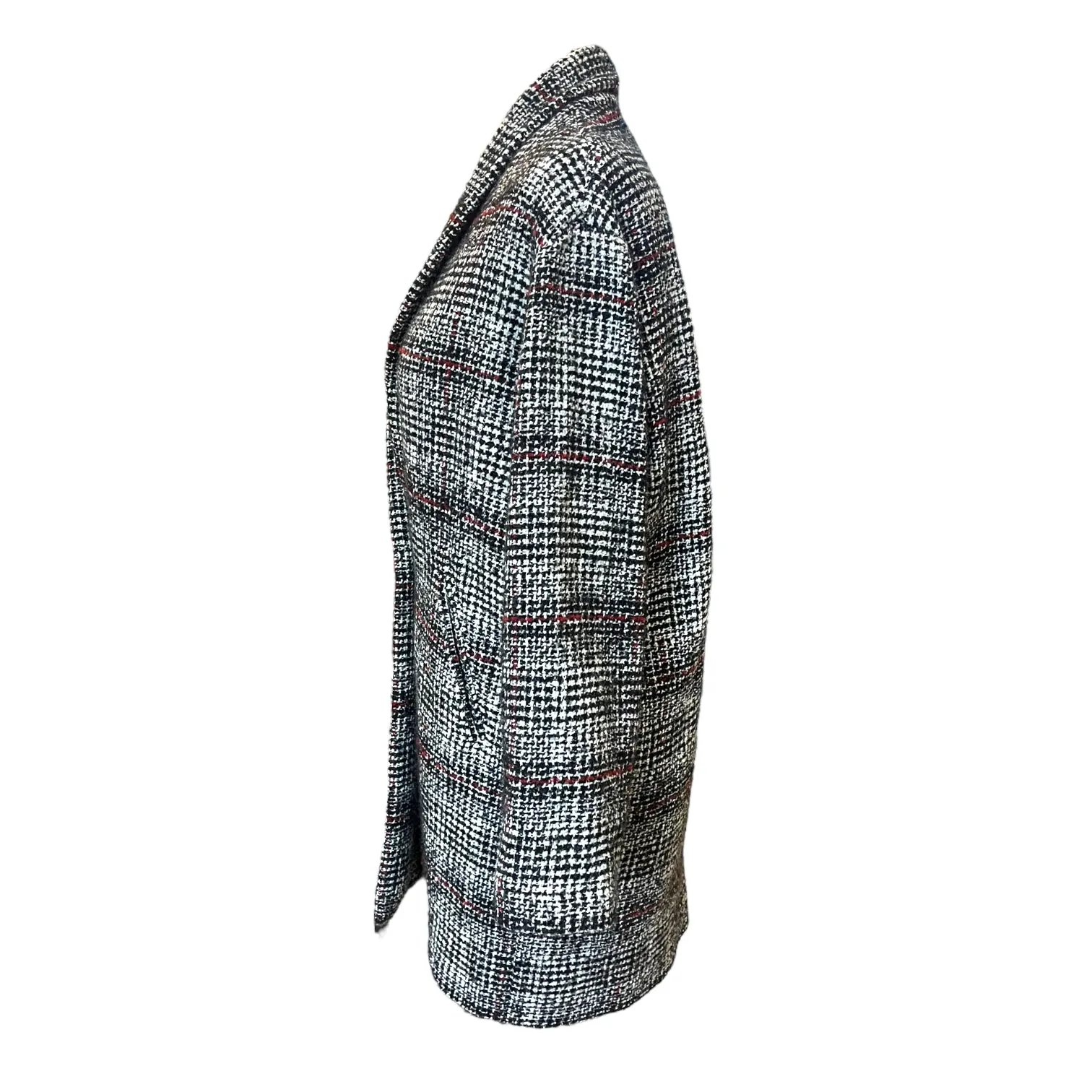 Isabel Marant Black, White and Red Check Coat