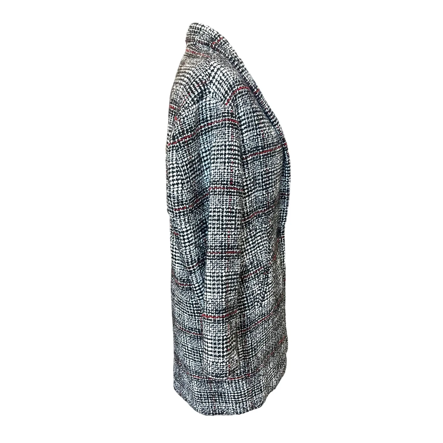 Isabel Marant Black, White and Red Check Coat
