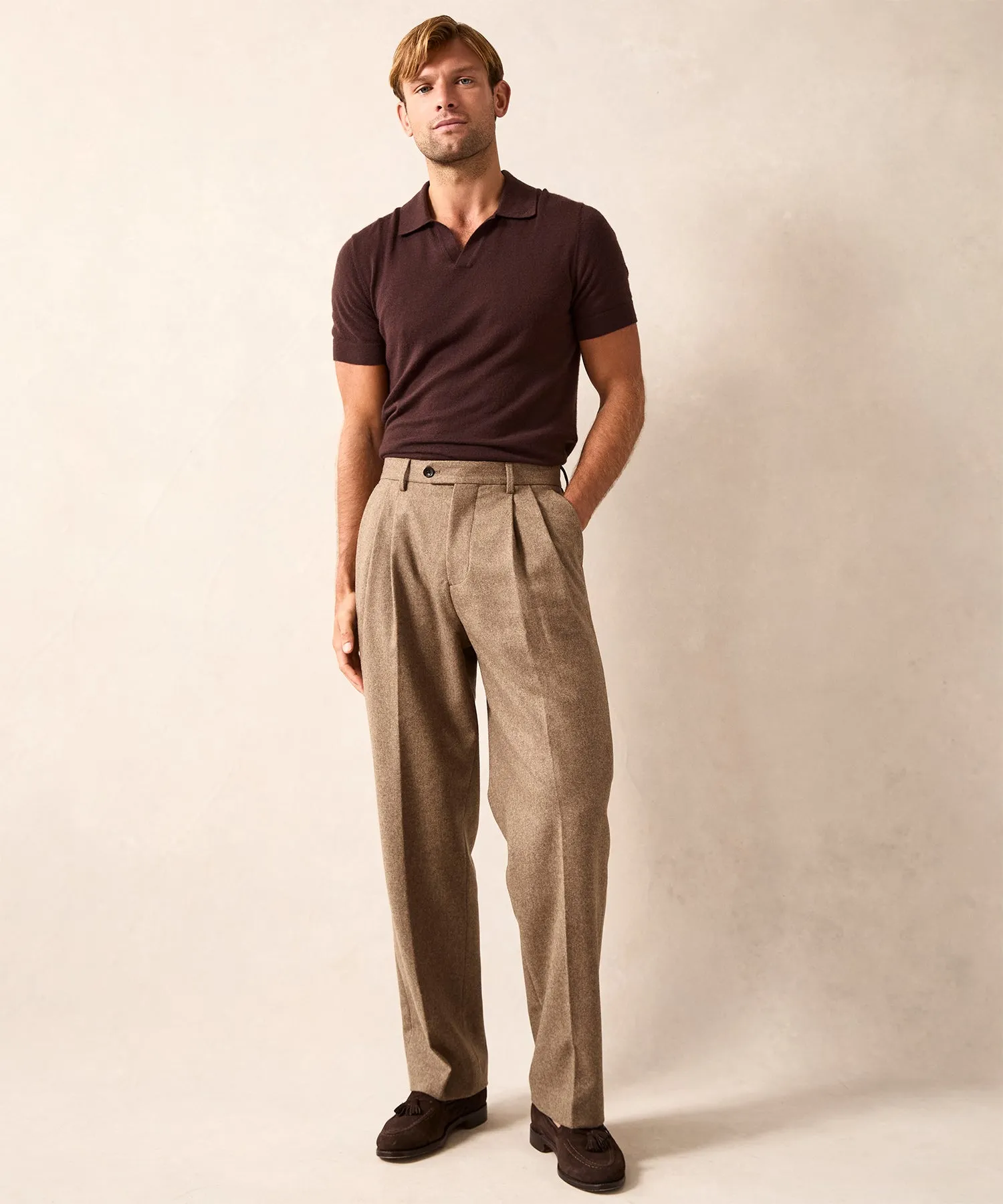 Italian Flannel Wythe Trouser