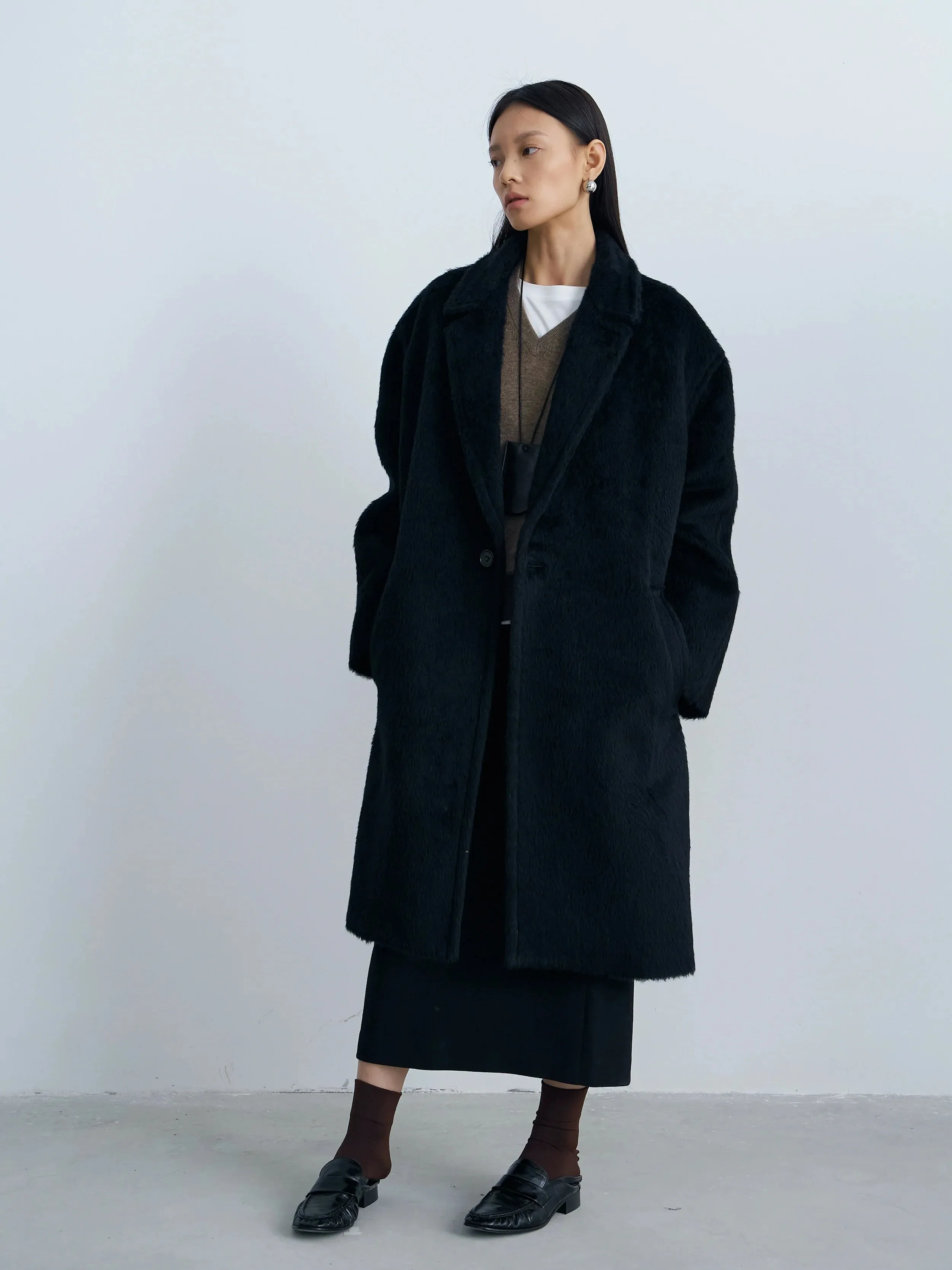 Italian-Inspired Alpaca Coat