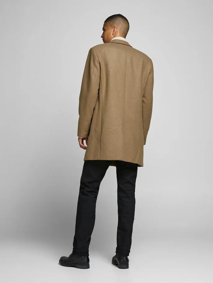 Jack Jones Moulder Wool Coat Beige