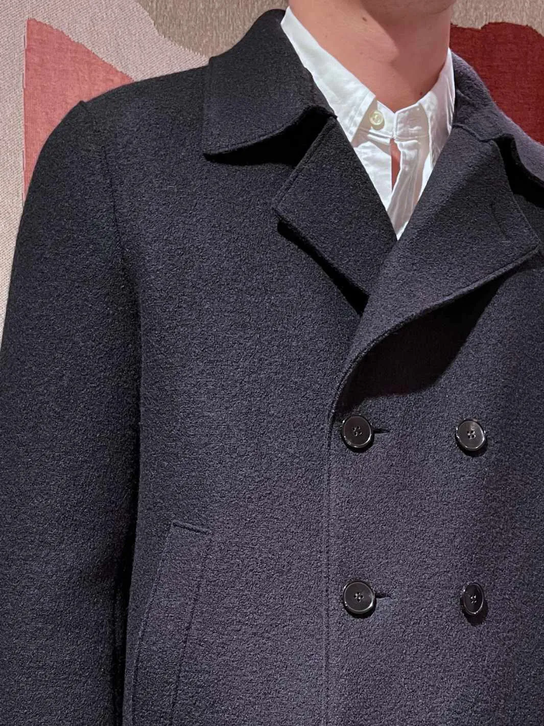 Jakke | Peacoat Boiled Wool Navy