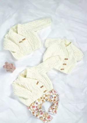 James C. Brett Flutterby Chunky Cardigans Pattern JB947