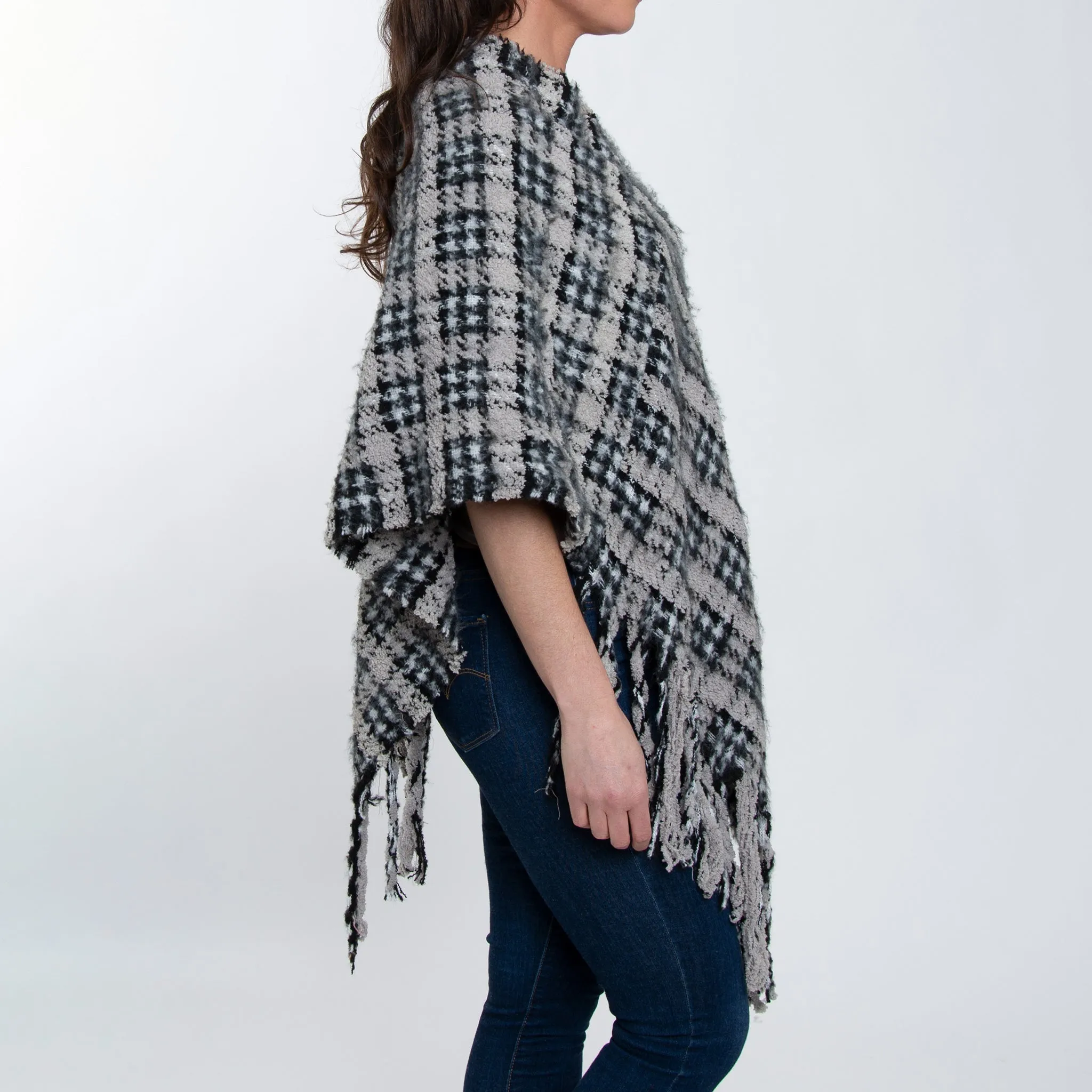 Jude Herringbone Poncho