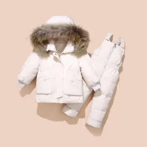 Jumpsuit made of natural fur