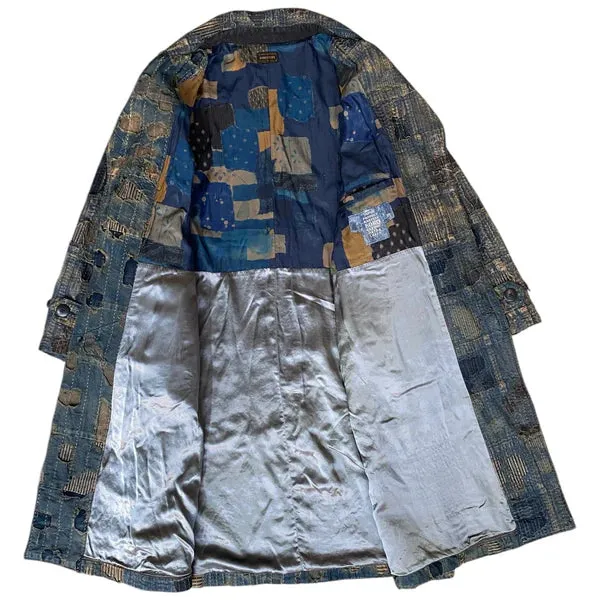Kapital BORO CAVALIER Coat - INDIGO - (K2412LJ155)
