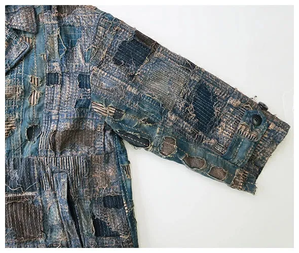 Kapital BORO CAVALIER Coat - INDIGO - (K2412LJ155)
