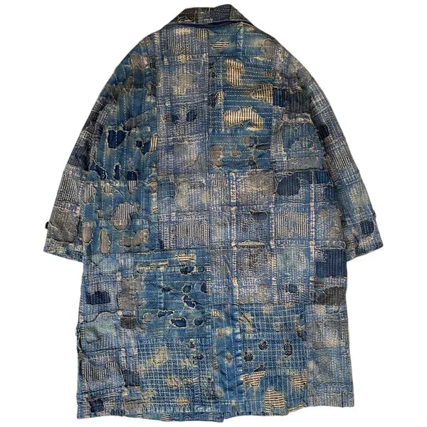 Kapital BORO CAVALIER Coat - INDIGO - (K2412LJ155)
