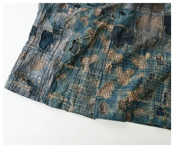 Kapital BORO CAVALIER Coat - INDIGO - (K2412LJ155)