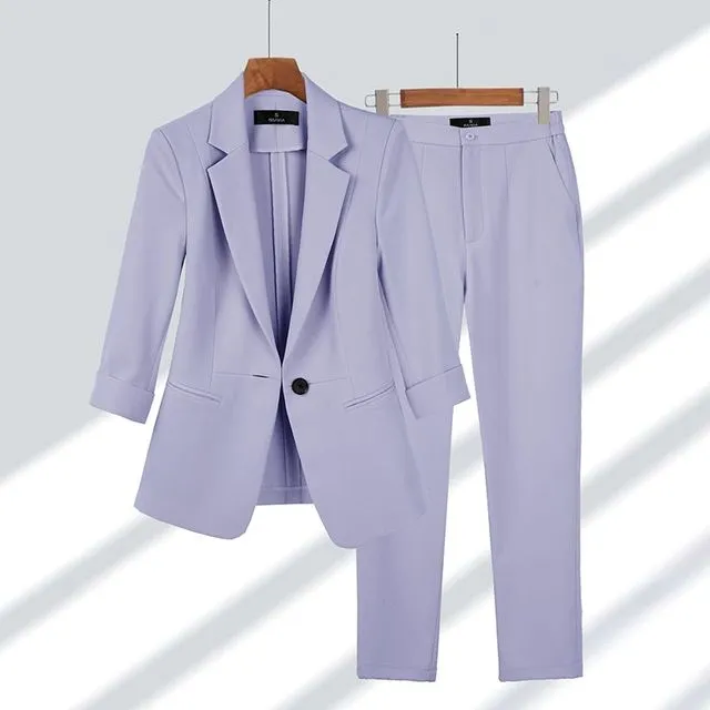 Kennedy | Women Formal Chic Blazer And Pants Sets | Two Piece