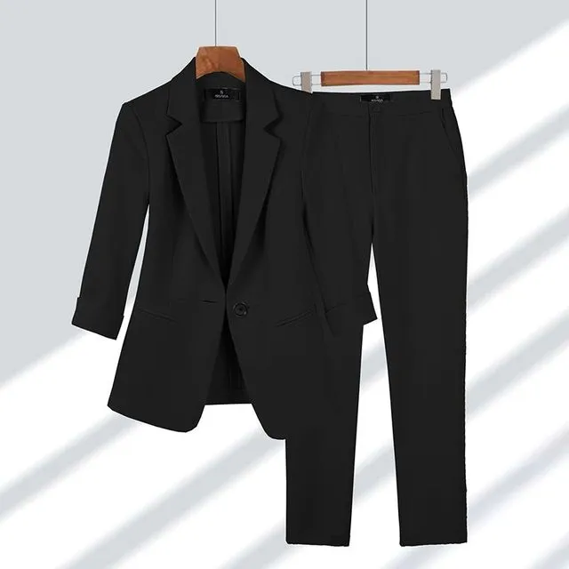 Kennedy | Women Formal Chic Blazer And Pants Sets | Two Piece