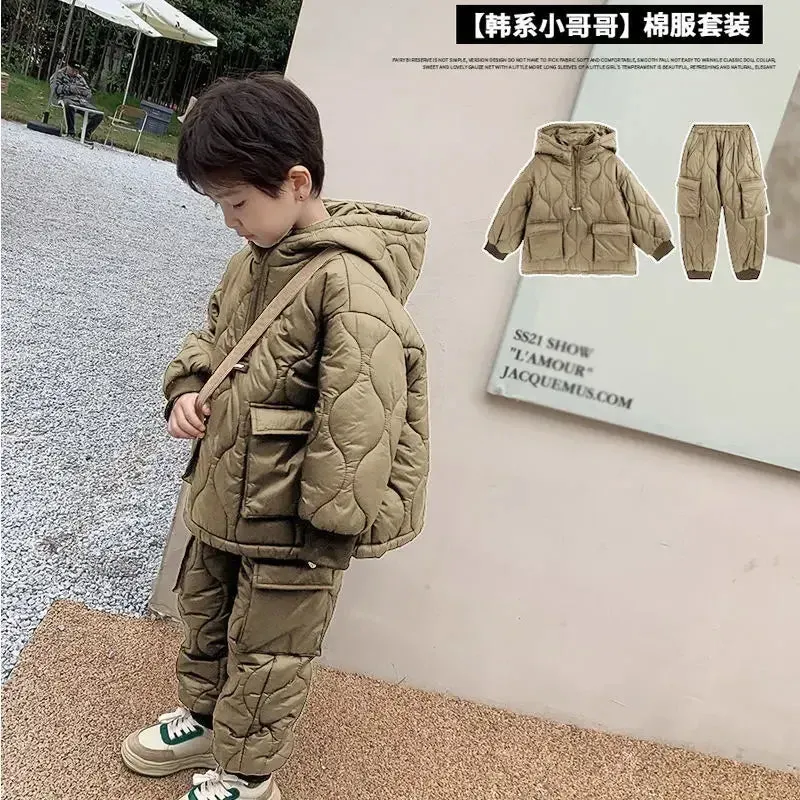Kids Boys Clothes Sets 2pcs Winter Suits