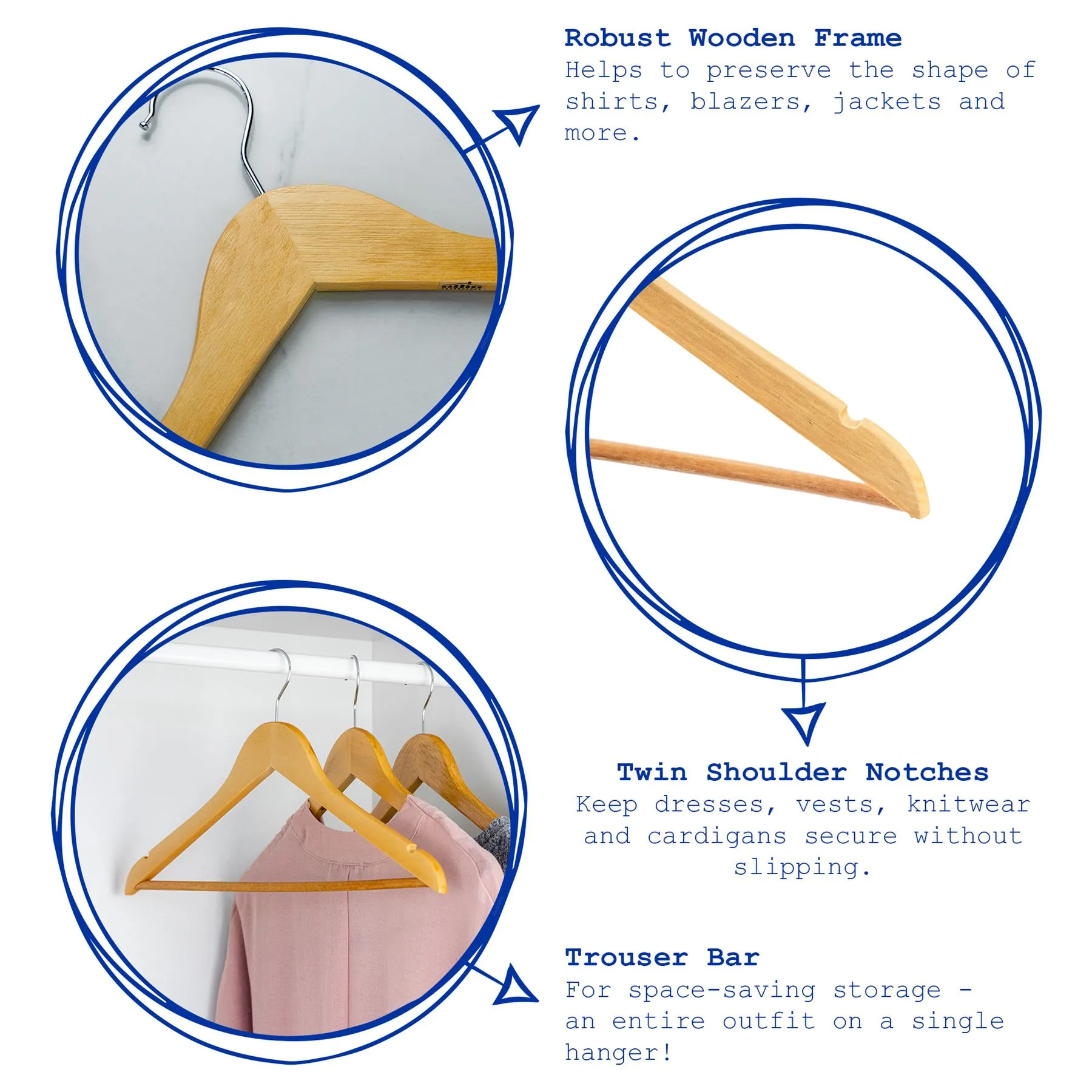 Kid's Wooden Hanger