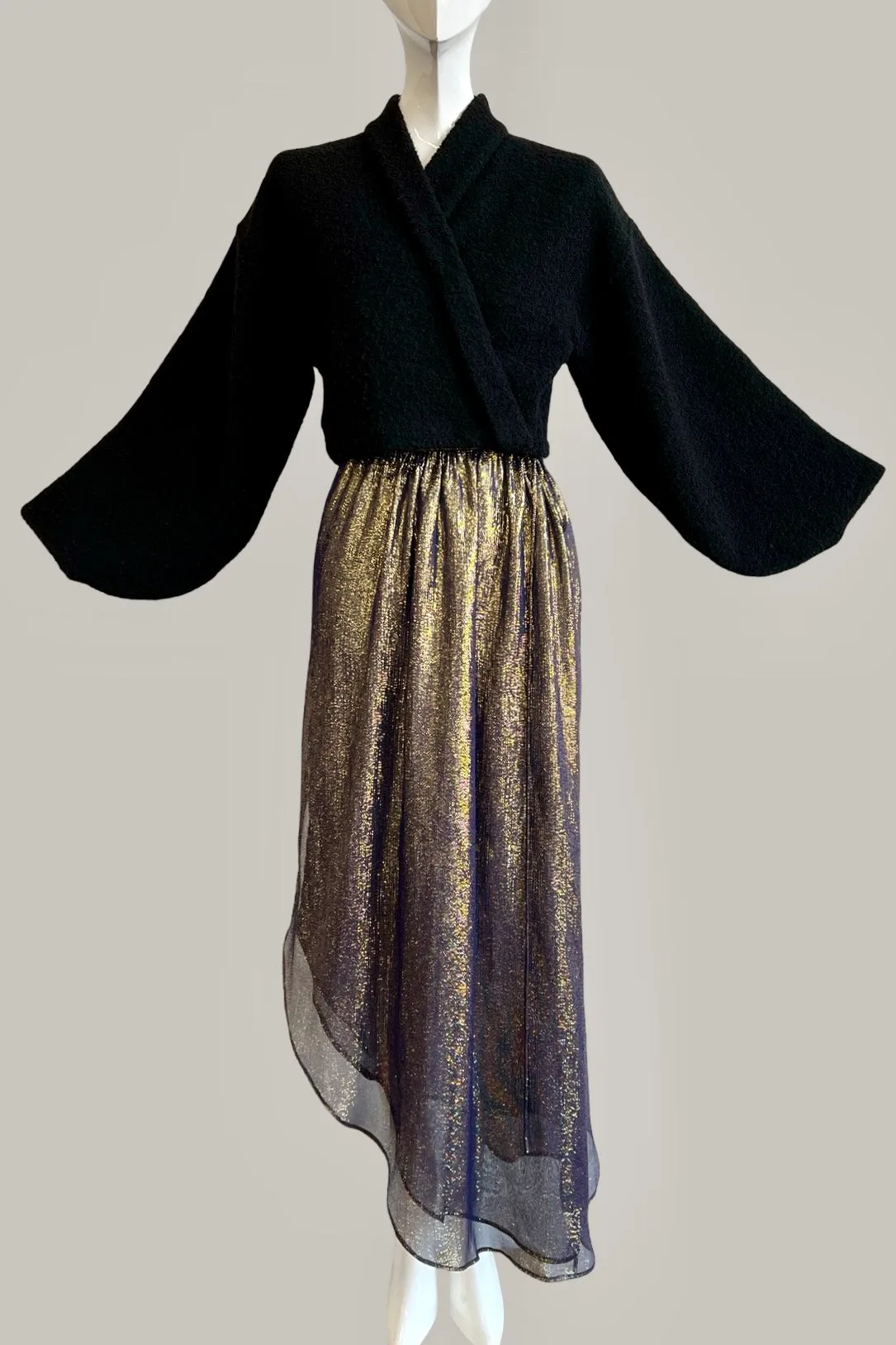 Kimono Jacket Wool Boucle