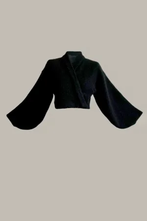 Kimono Jacket Wool Boucle