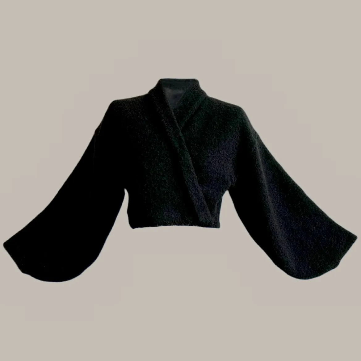 Kimono Jacket Wool Boucle