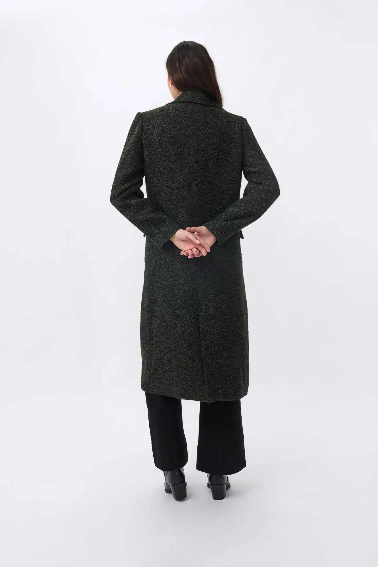 Kireina Etta Coat - Green & Black
