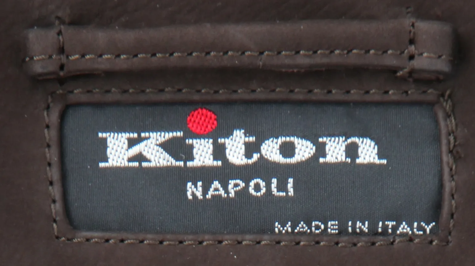 Kiton Black Peacoat