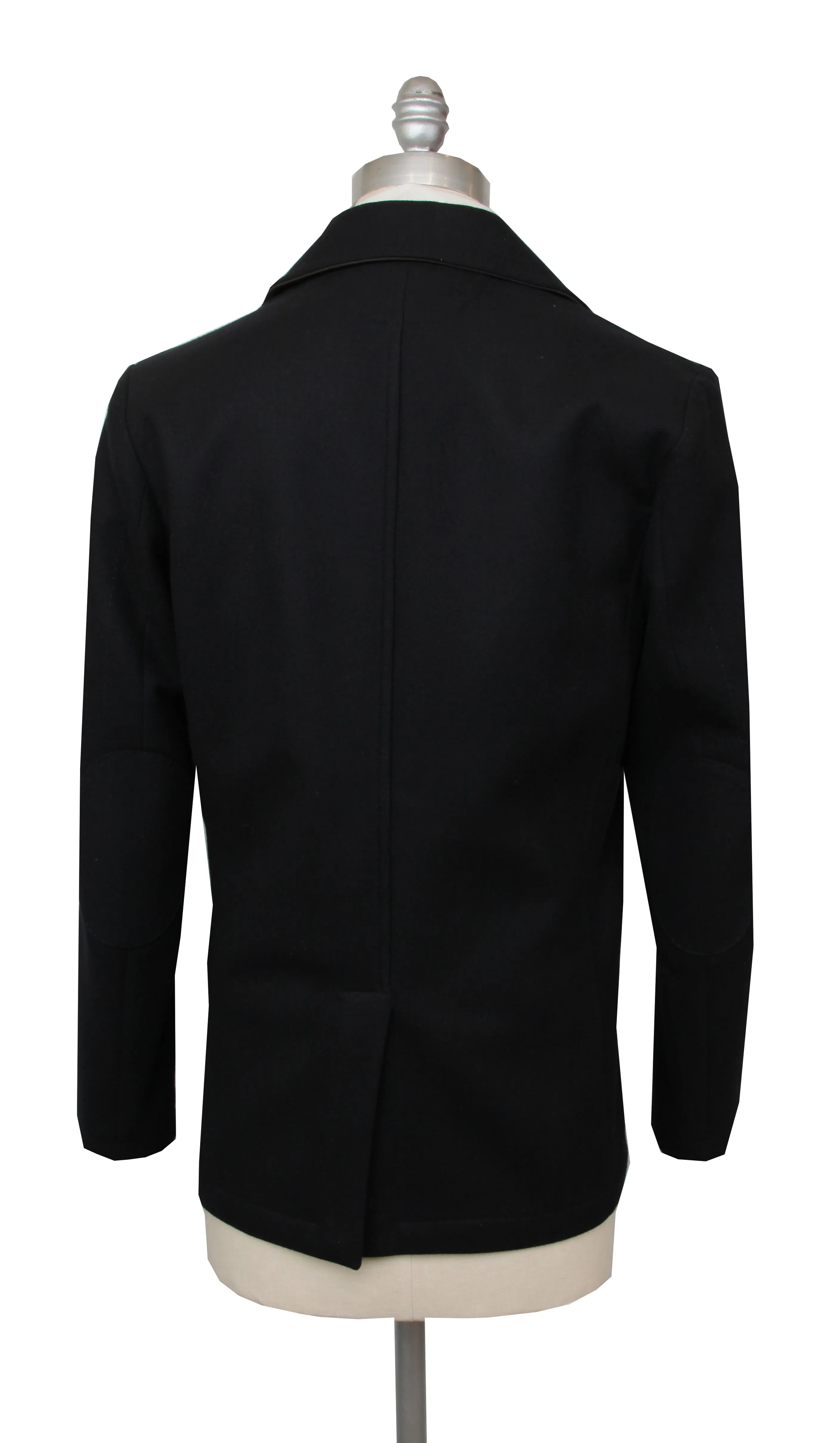 Kiton Black Peacoat