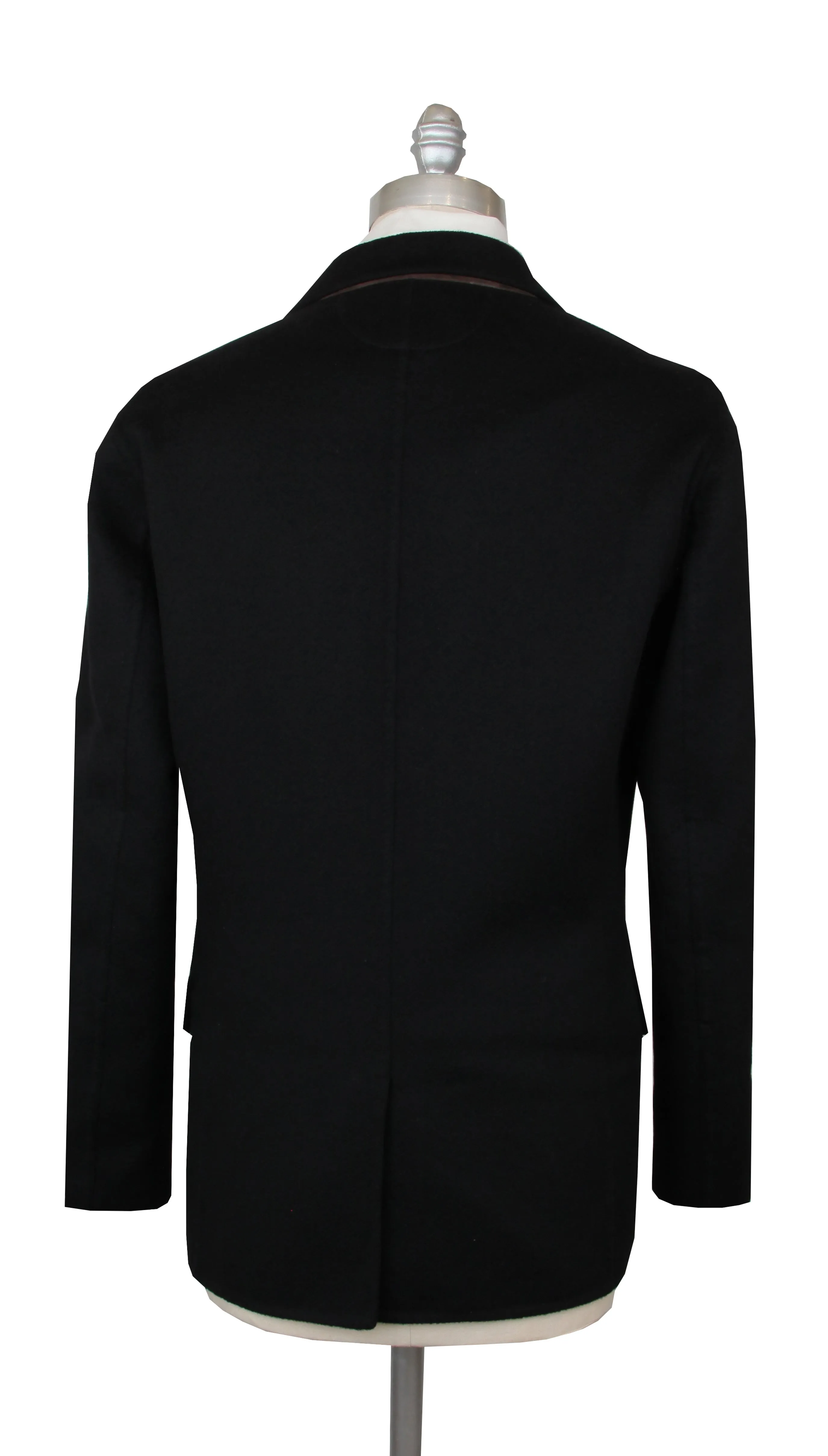 Kiton Black Peacoat
