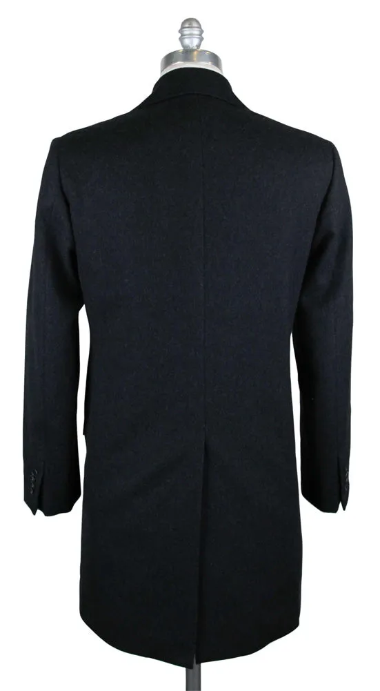Kiton Charcoal Gray Peacoat
