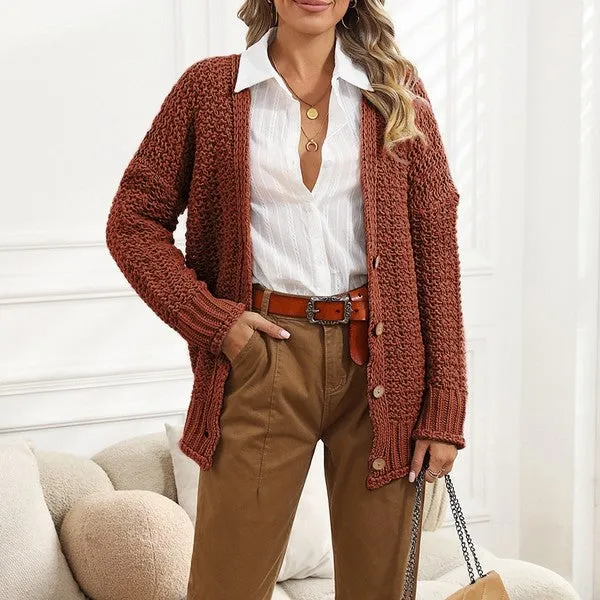 Knitted oversize cardigan