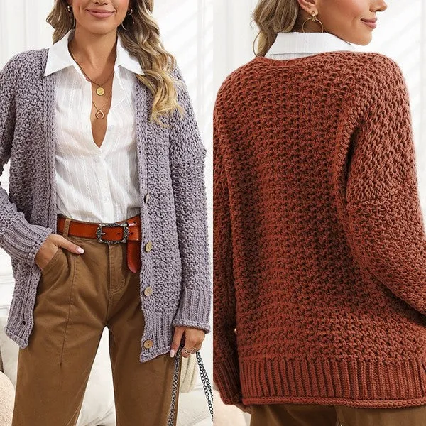 Knitted oversize cardigan