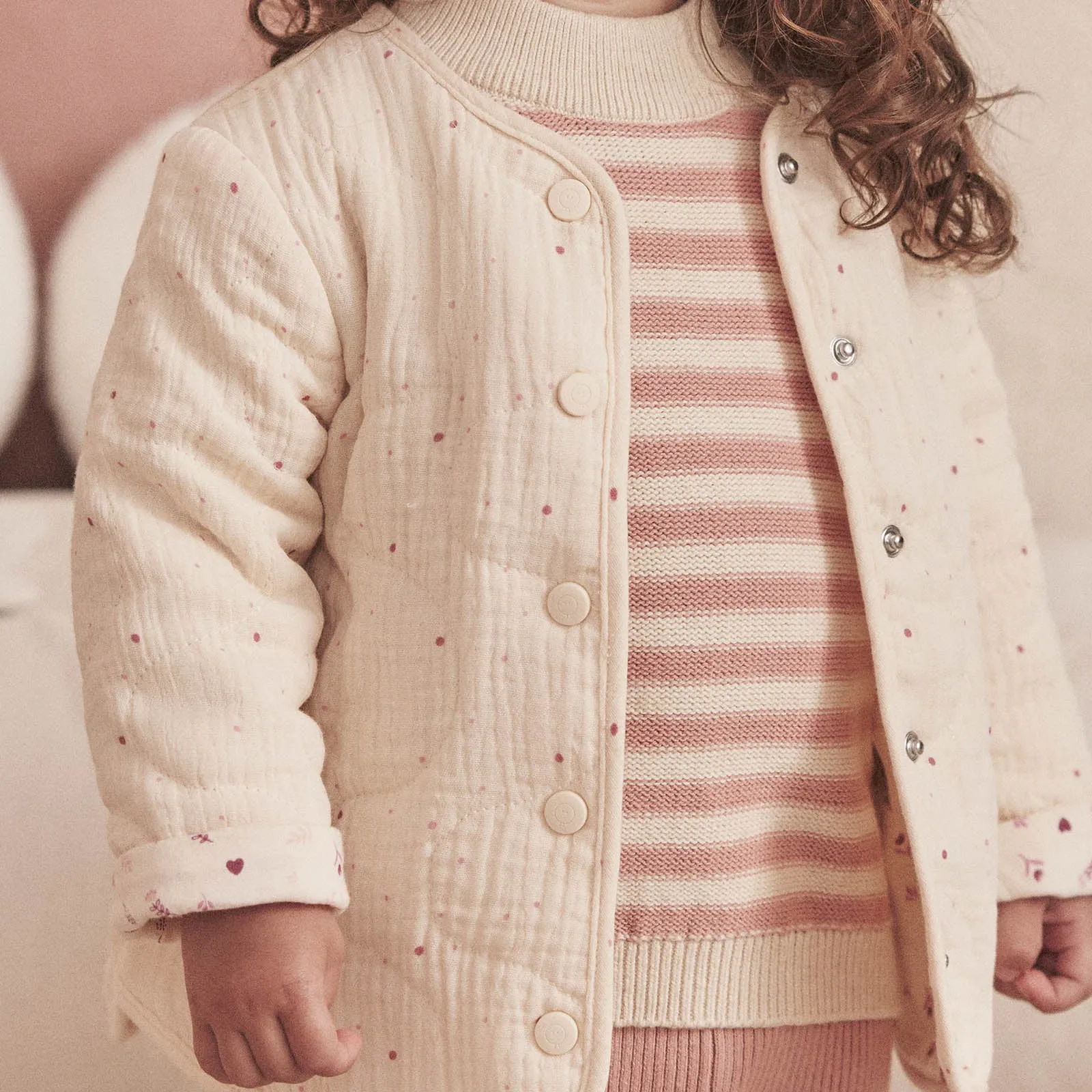 Knitted Striped Jumper & Leggings Outfit