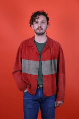 La Matta leather striped jacket