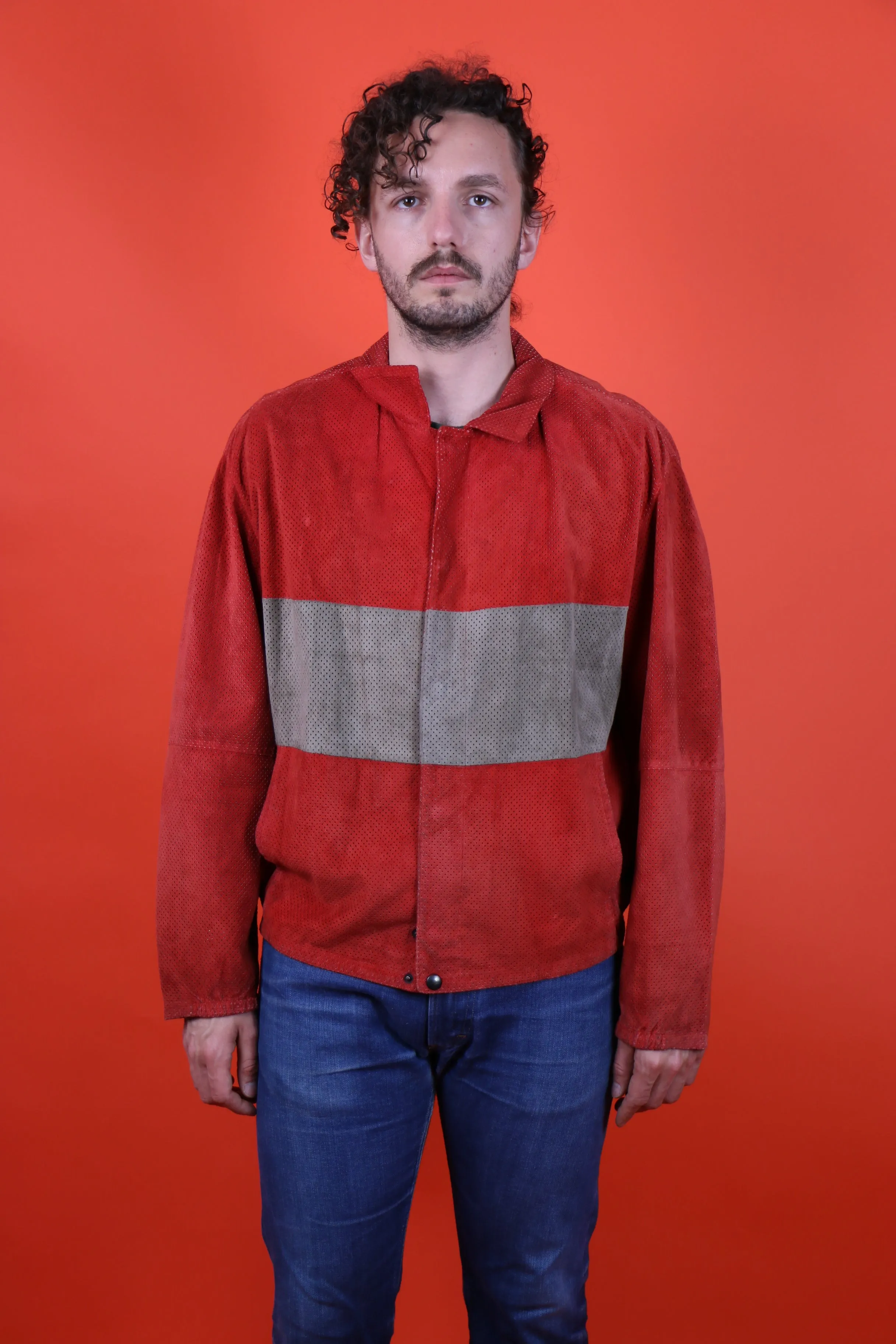 La Matta leather striped jacket