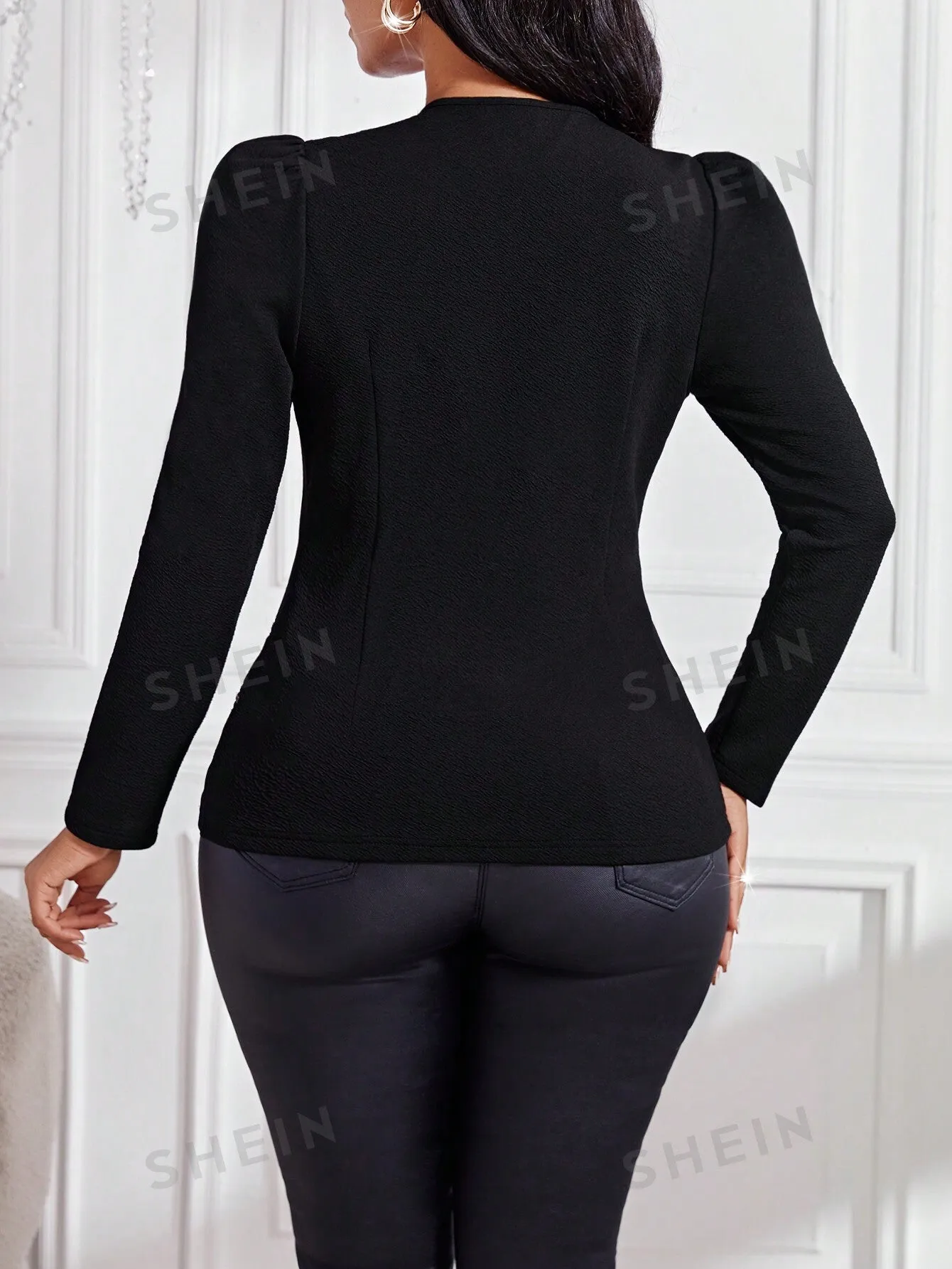 Lady Women Blazer Cropped Open Front Zipper Dress Coat Fall Women Jackets Winter Women Coat Business Casual Blazers