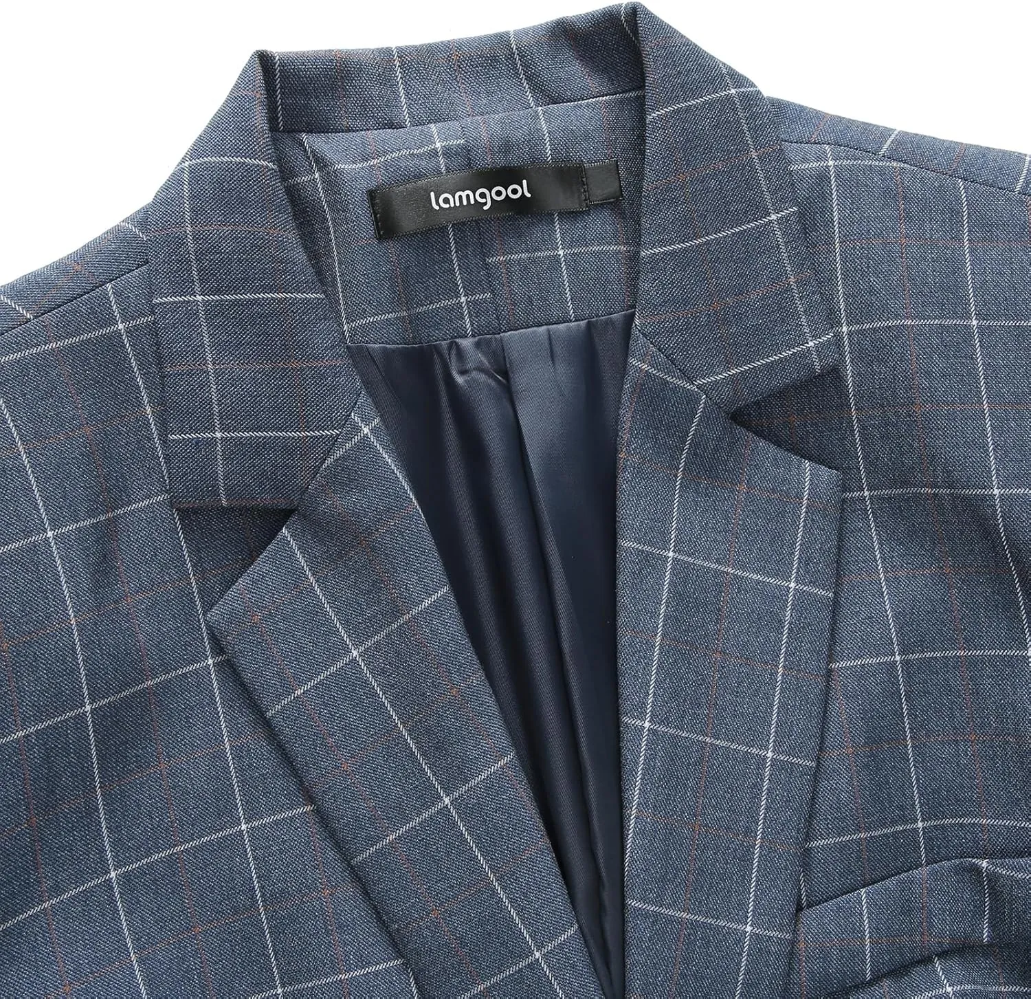 Lamgool Women's 2 Piece Plaid Suit Lady's Business Suit