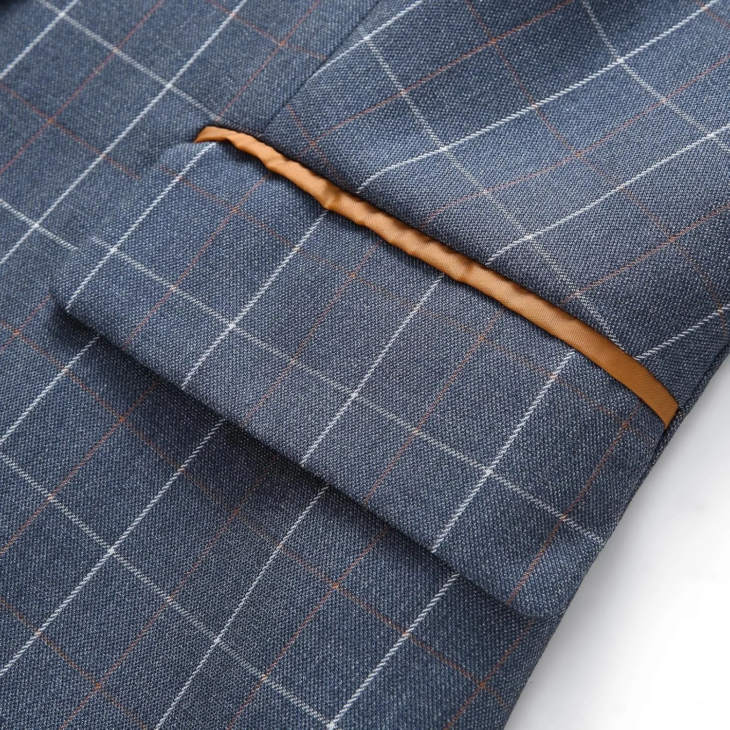 Lamgool Women's 2 Piece Plaid Suit Lady's Business Suit