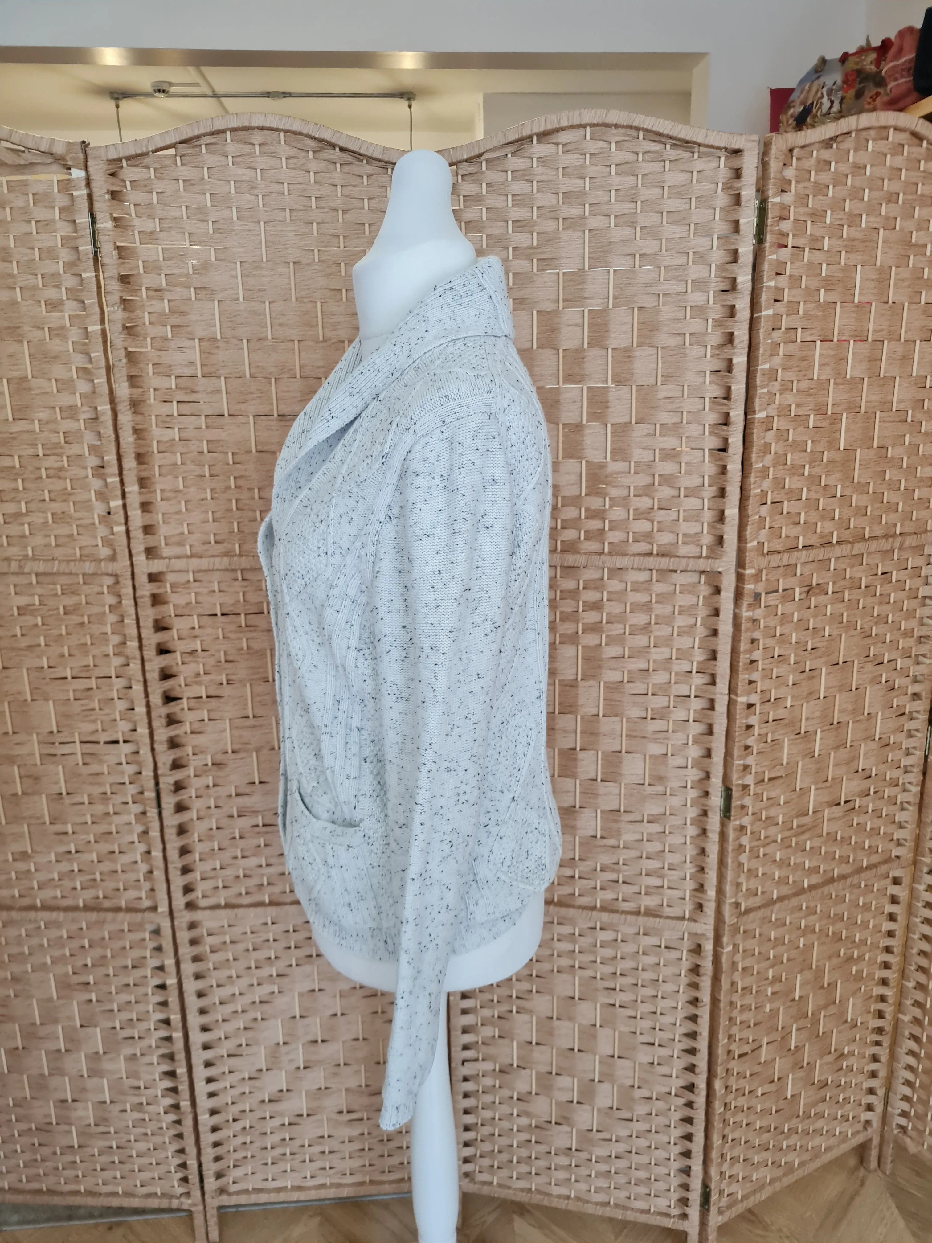 Lands End chunky cardigan M