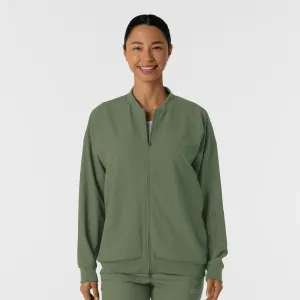 Layers 8066 Bomber Scrub Jacket Olive