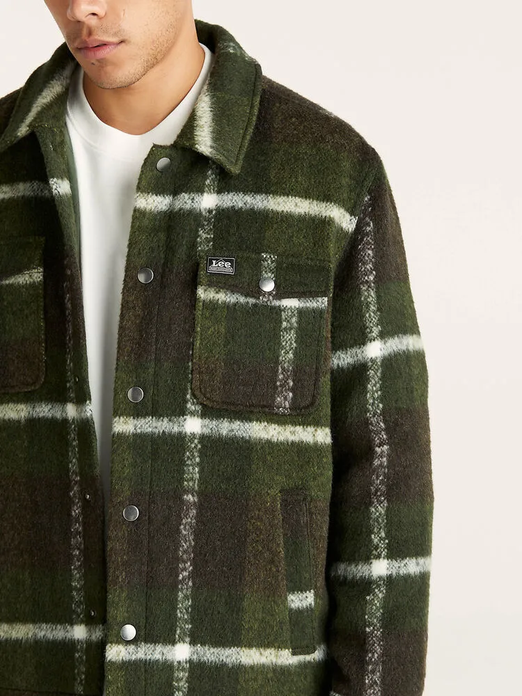 LEE TRADE JACKET - FOREST CHECK