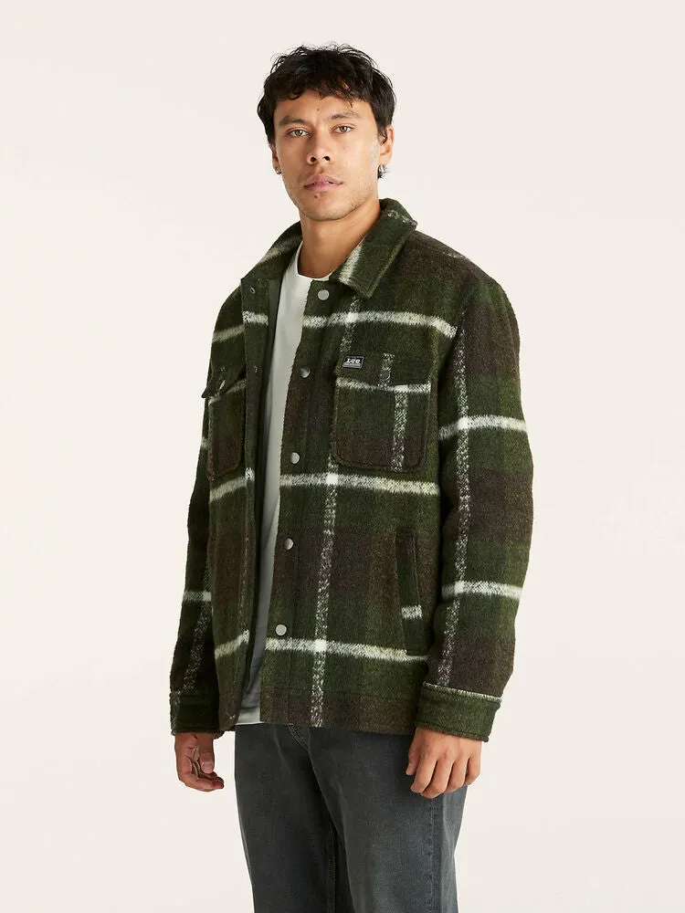 LEE TRADE JACKET - FOREST CHECK
