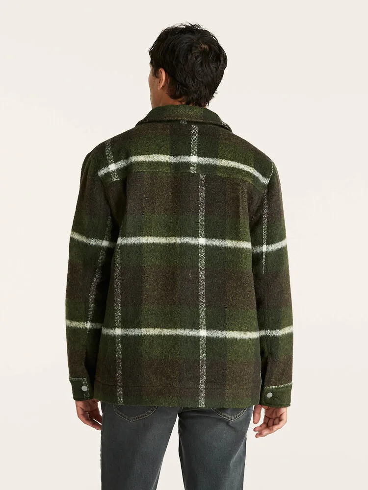 LEE TRADE JACKET - FOREST CHECK