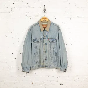 Levi's Cord Collar Denim Jacket - Blue - XL