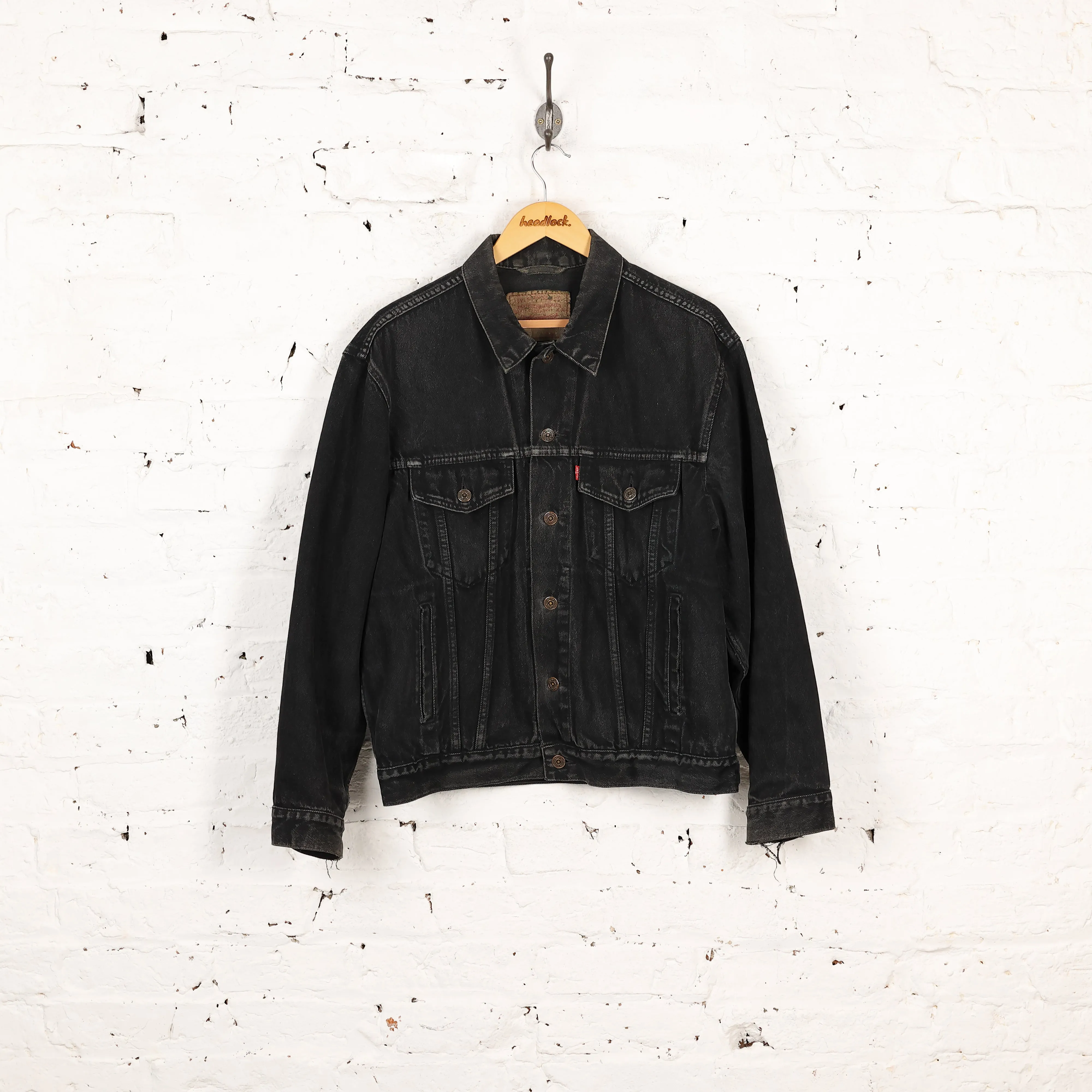 Levi's Denim Jacket - Black - L