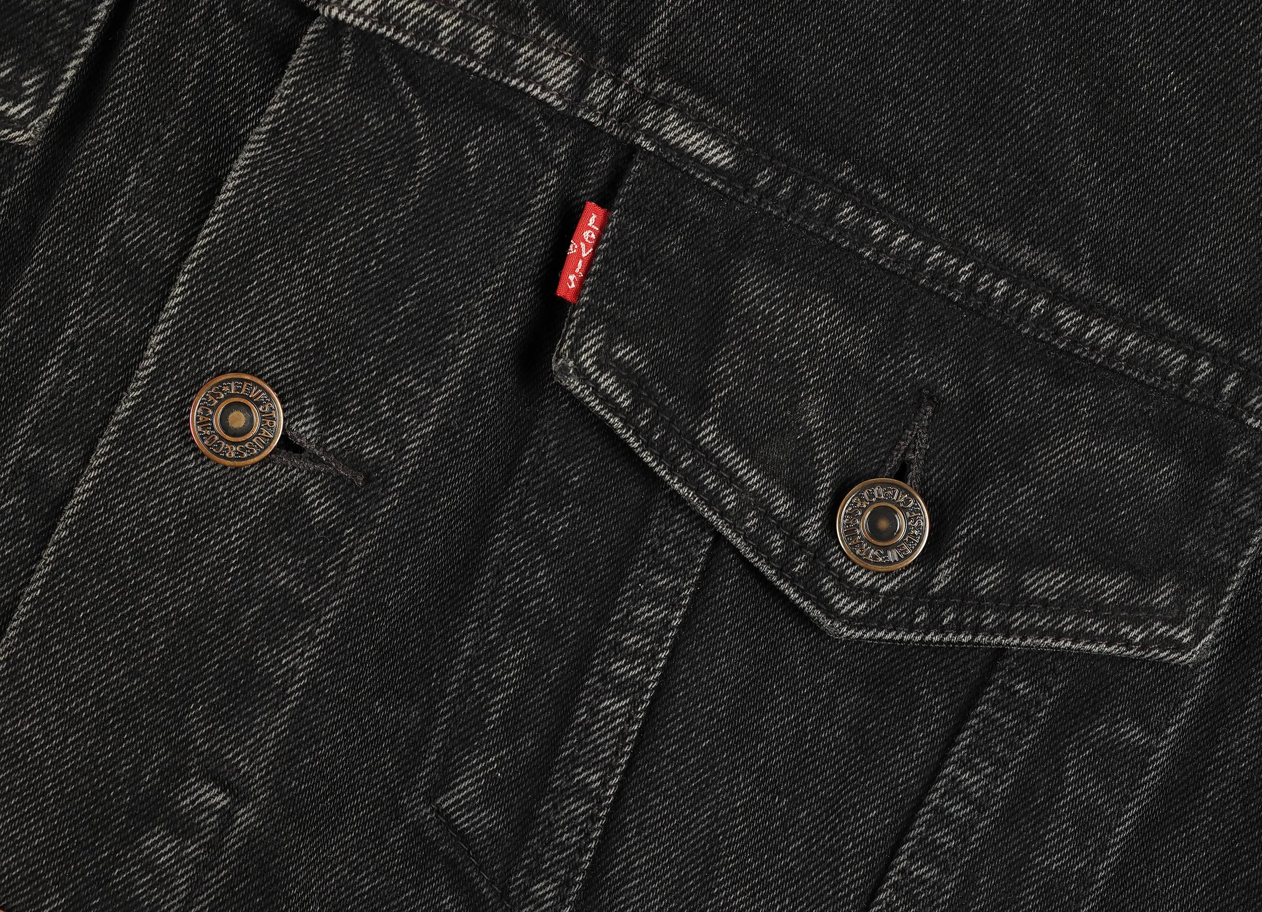 Levi's Denim Jacket - Black - L