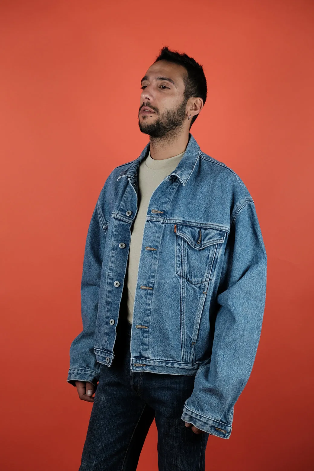 Levis Trucker Orange Tag Denim Jacket