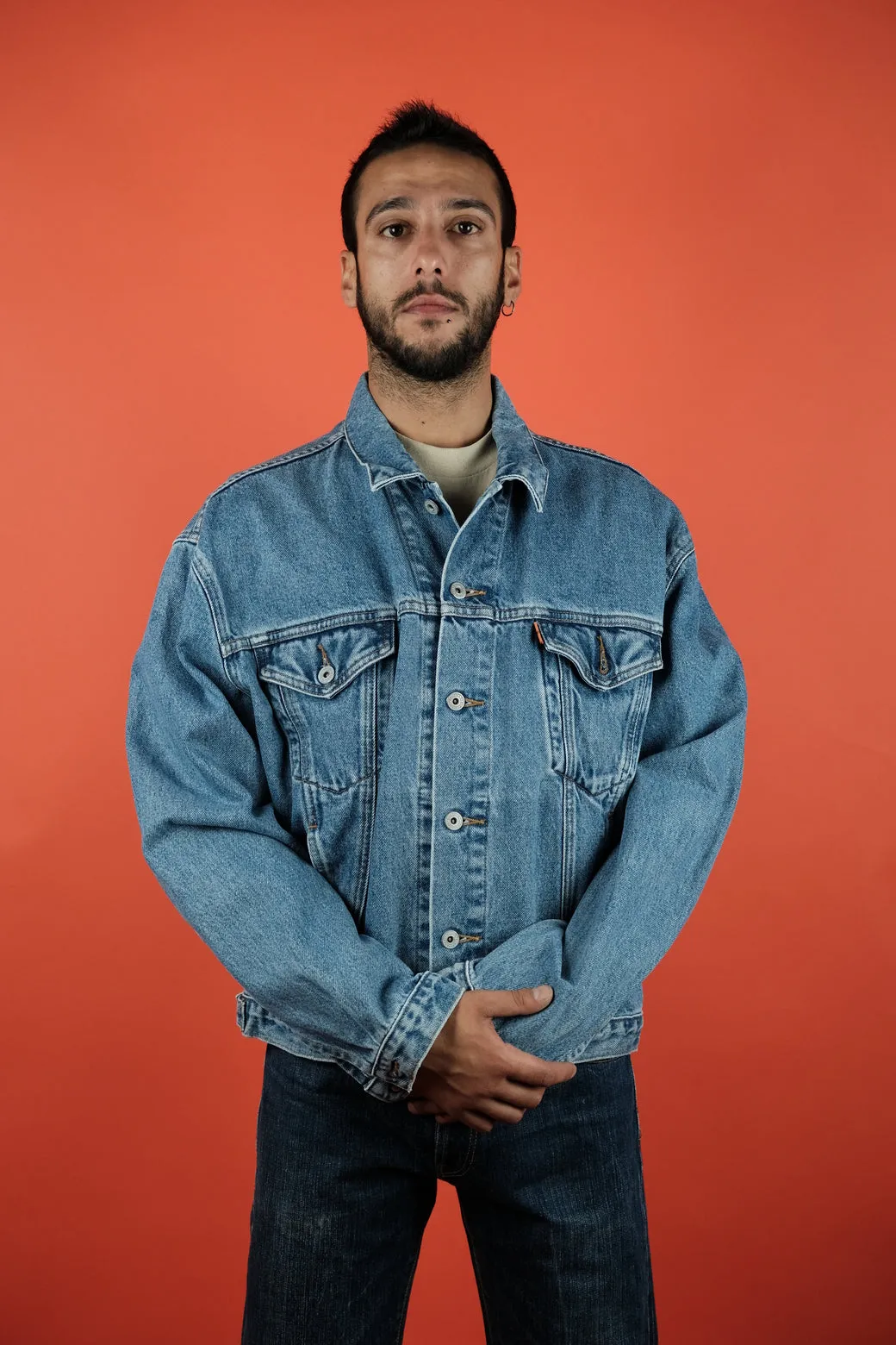 Levis Trucker Orange Tag Denim Jacket