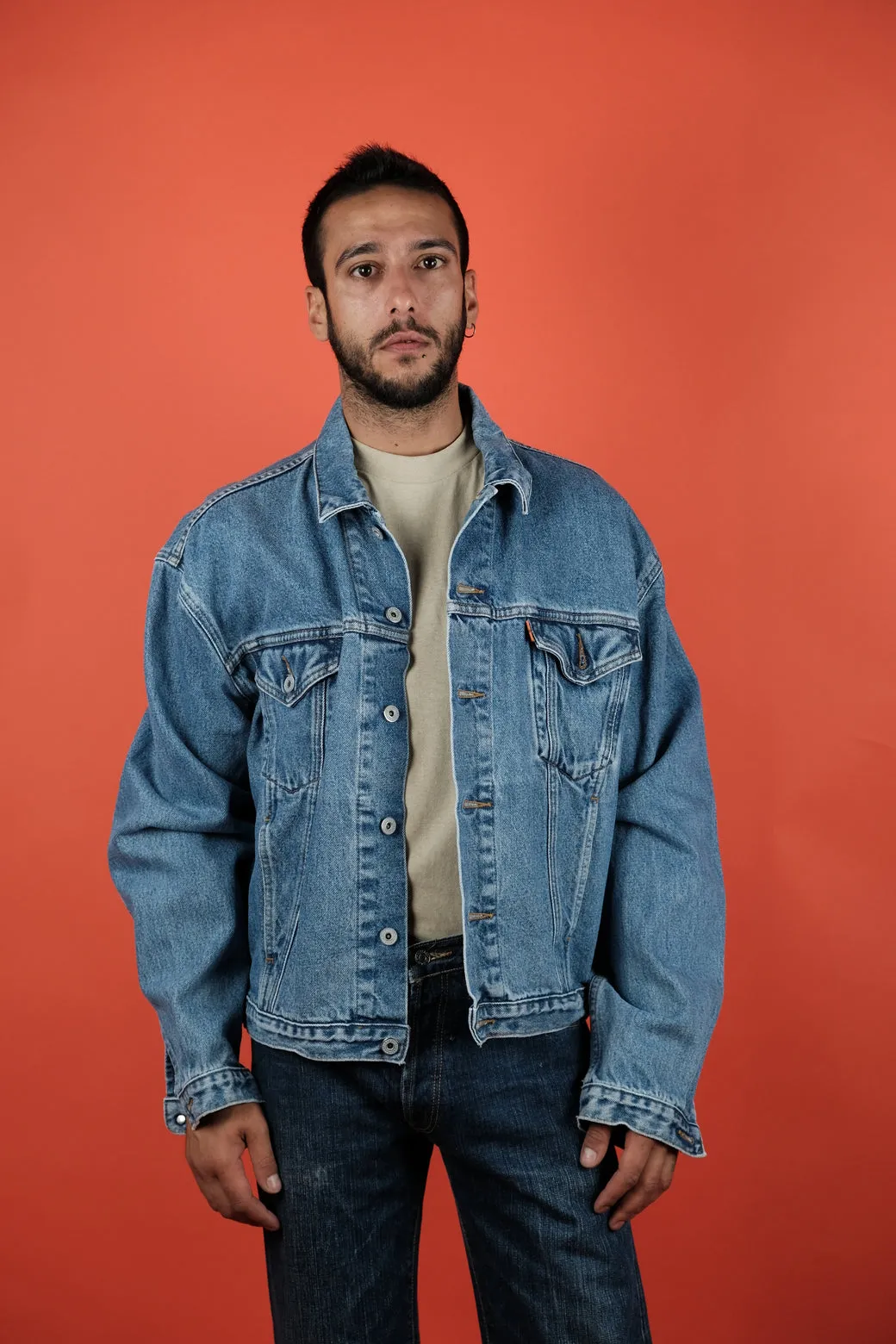 Levis Trucker Orange Tag Denim Jacket